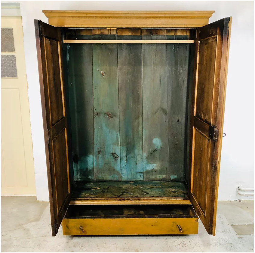 Wardrobe ochre color of the Czech Republic