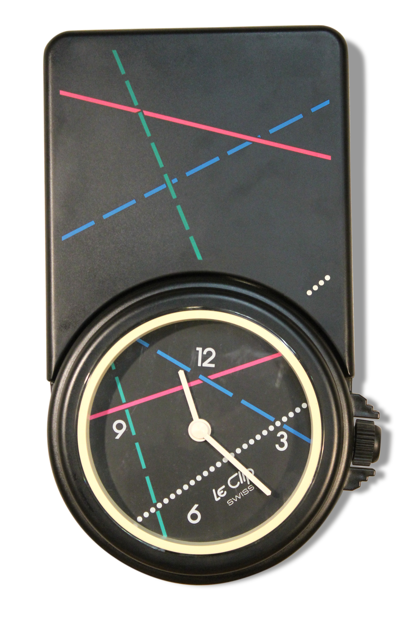 The 80s clip wall clock