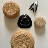Decoration Vintage stackable baskets
