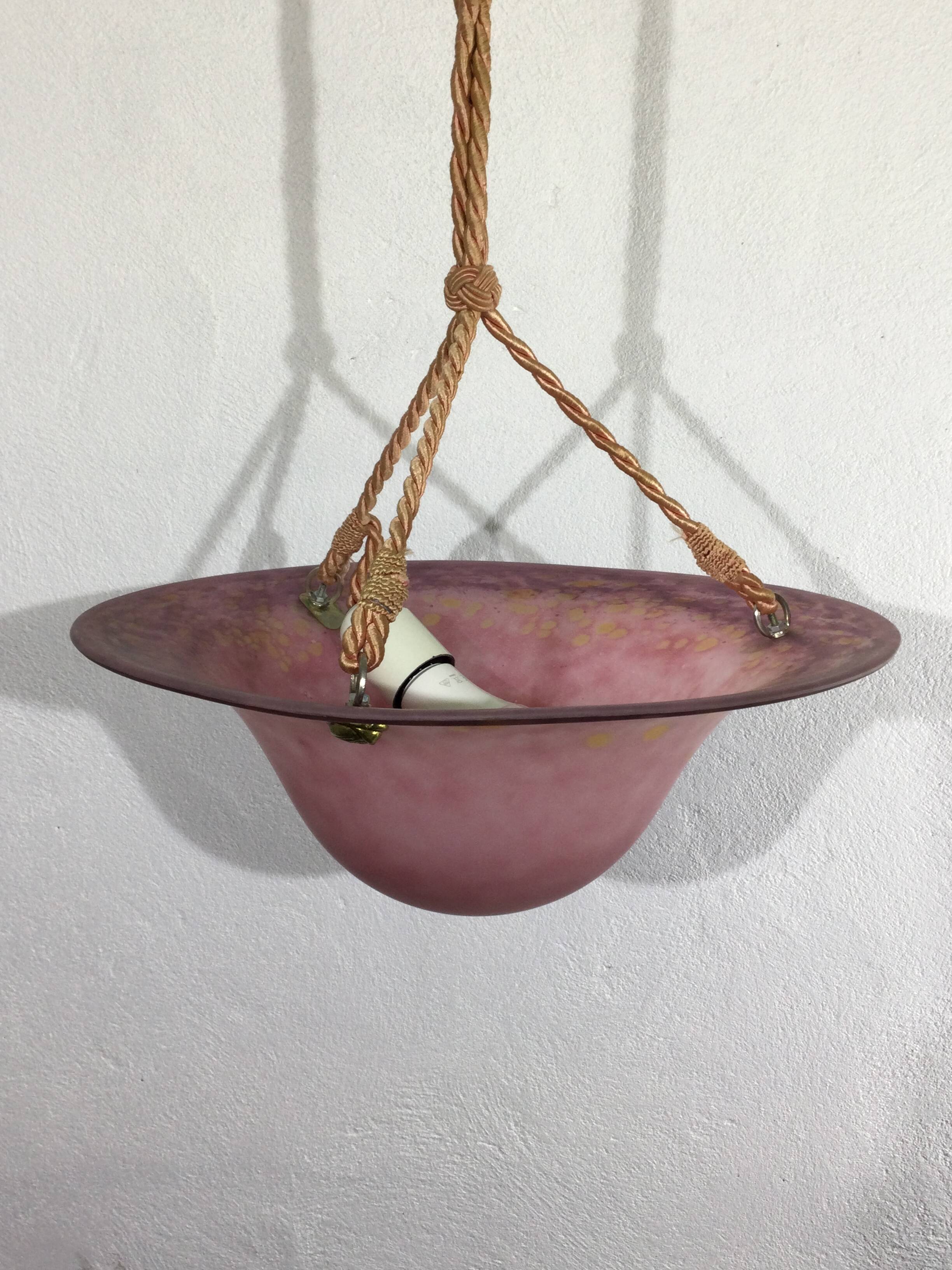 Purple Glass Paste Suspension