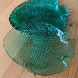 Plates arcoroc france fish