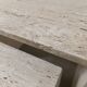 Nested tables in travertine