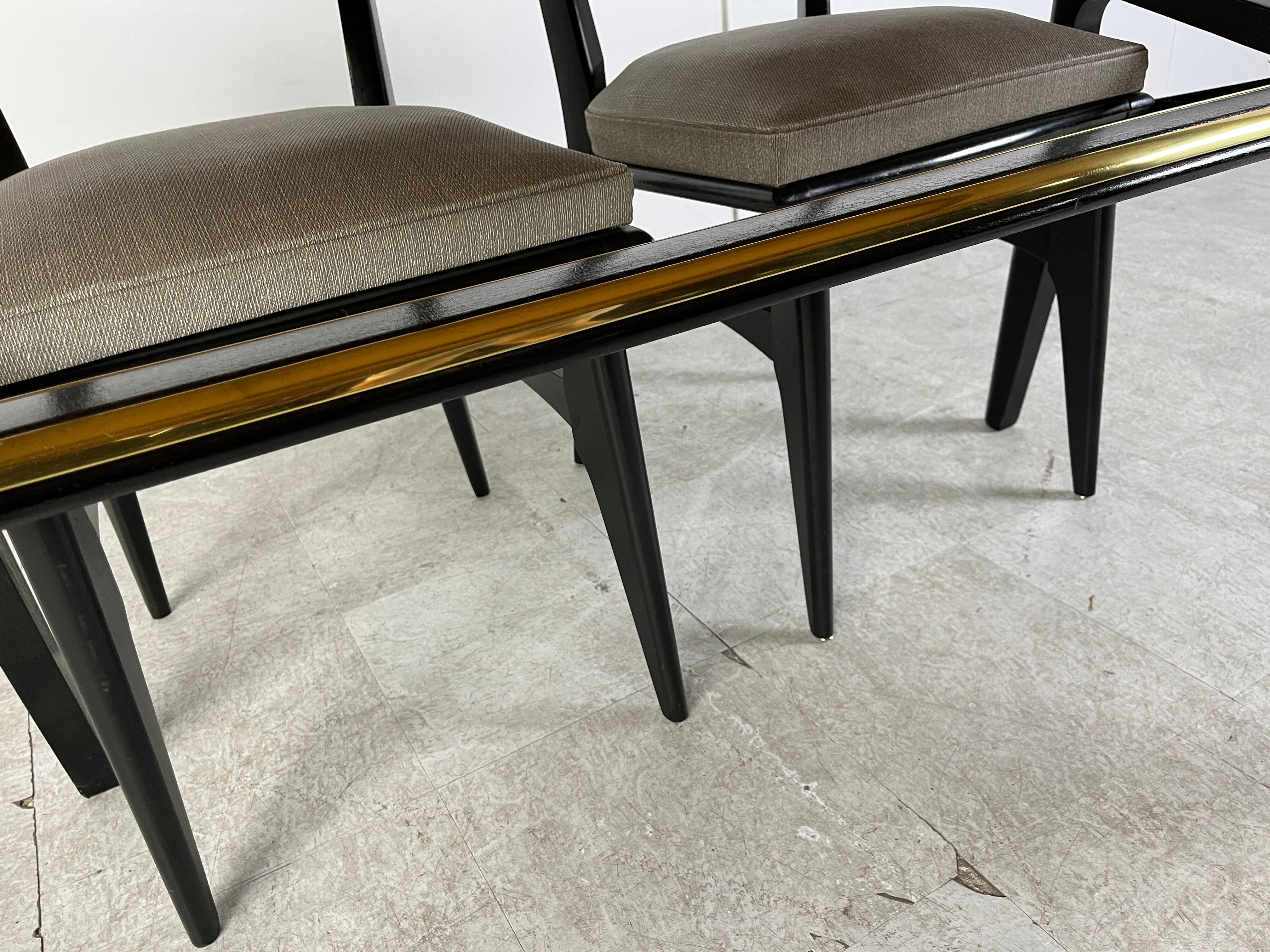 Ensemble de salle à manger italien vintage, 1950