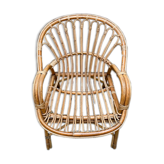Rattan armchair