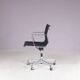 2000s desk chair model EA118, chrome base with black hopsack upholstery and aluminium armrests / Charles & Ray Eames / Vitra, Germany