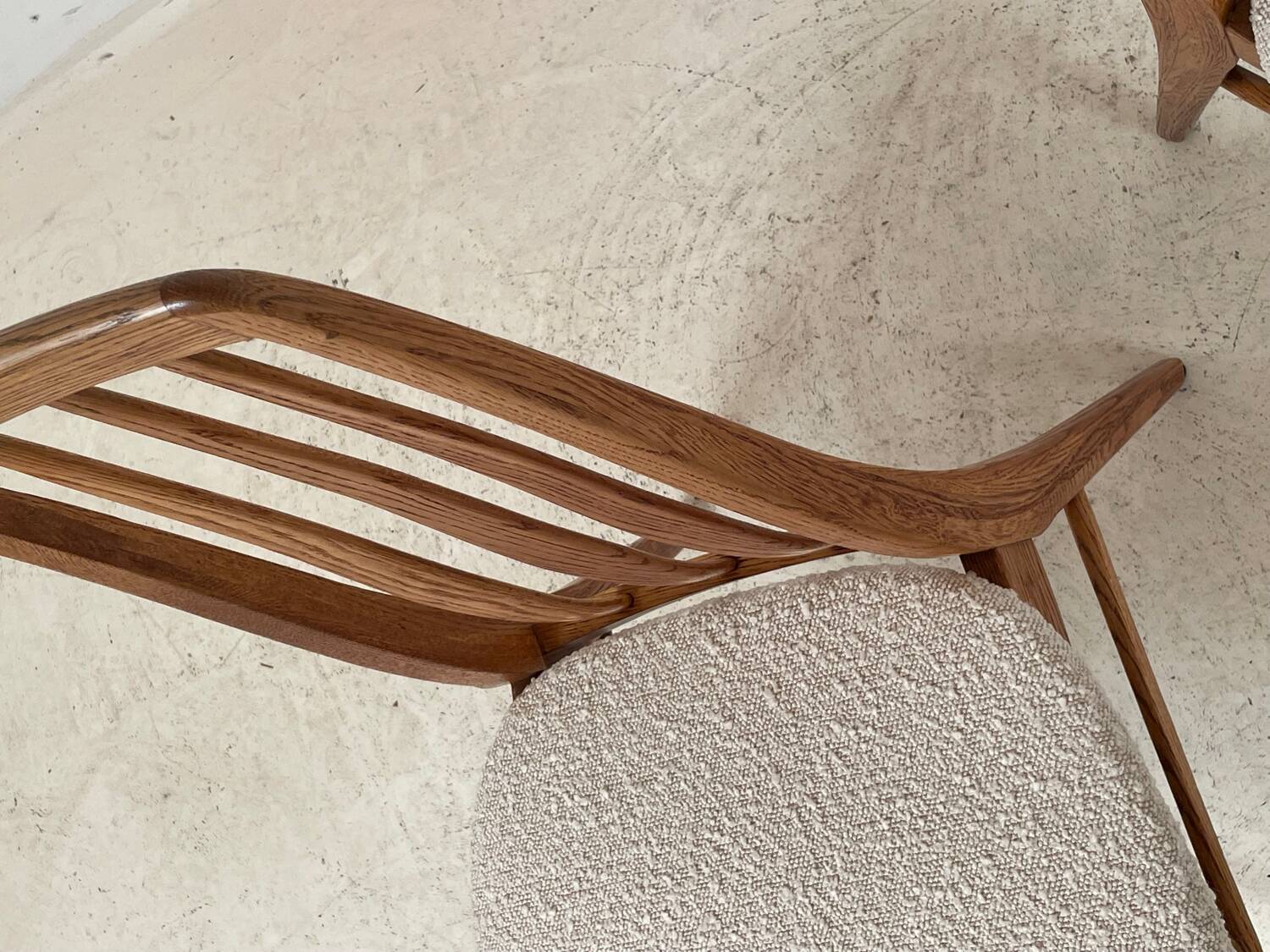 2 chaises en chêne Eva par Niels Koefoed 1960