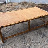 Rattan coffee table