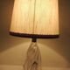 Vintage crystal lamp from the 70s – sculpted base – small table lamp