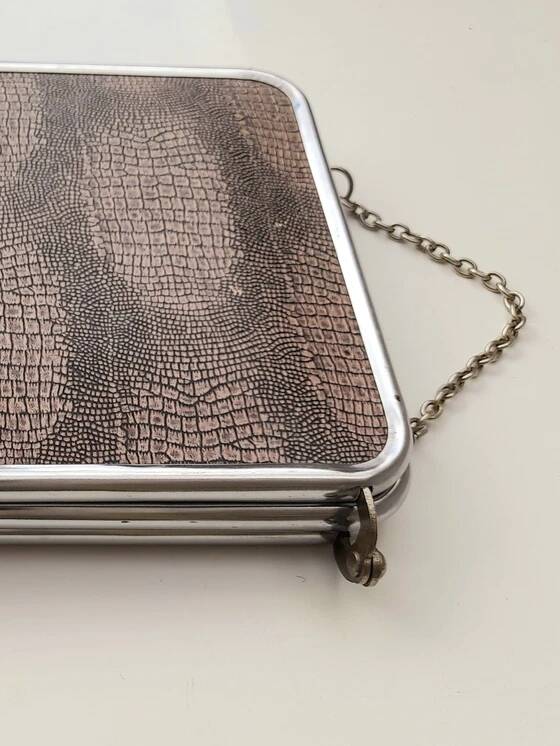 1950s triptych barber's mirror