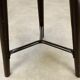 Tabouret tripode industriel métal et bois