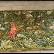 Tropical forest wall tapestry La Filandière Paris no. 123, 1960
