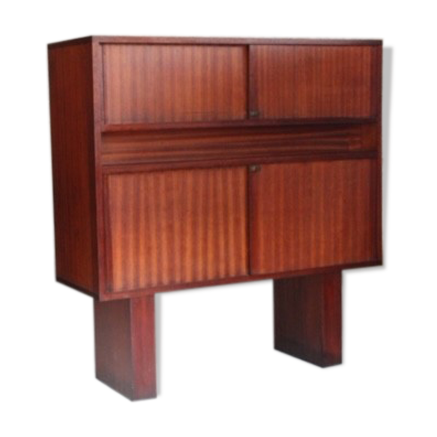 Top mahogany architect buffet France 1950