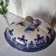 Antique earthenware tureen by Émile Tessier (1887-1971), Malicorne, France