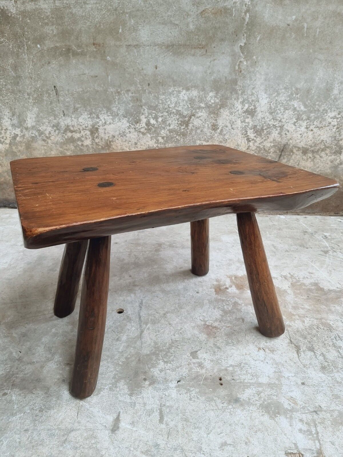 Vintage coffee table brutalist design Paris