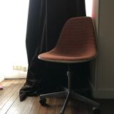 Rare La Fonda chair by George Nelson for Herman Miller. Original fabric by Alexander Girard