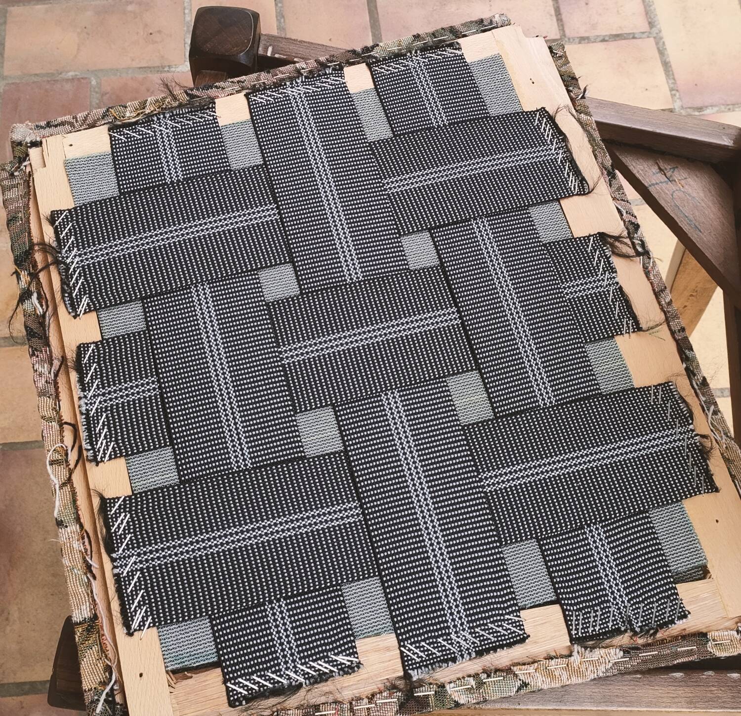 Suite of vintage upholstered chairs