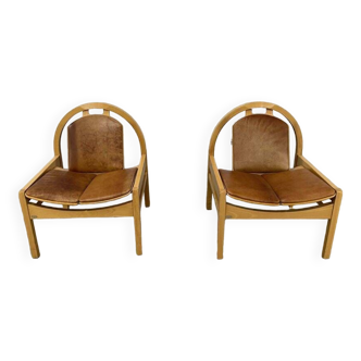 Pair of Baumann armchairs model Argos