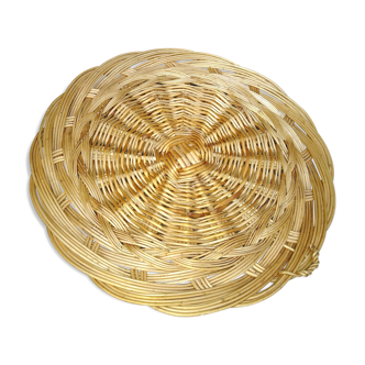 Volette plate osier vintage
