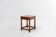 Vintage square wooden stool with handle, Belgium ca. 1920