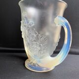 Large vase with 2 Art Deco handles signed Verlys