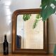 Large antique French Louis Philippe giltwood mirror – late 19th century
