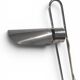 Italian chrome Space Age floor lamp attributed to Goffredo Reggiani.
