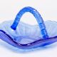 Vintage Blue Decorative Glass Bowl, Drost, Europe, 1960s