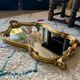 Golden rock mirror