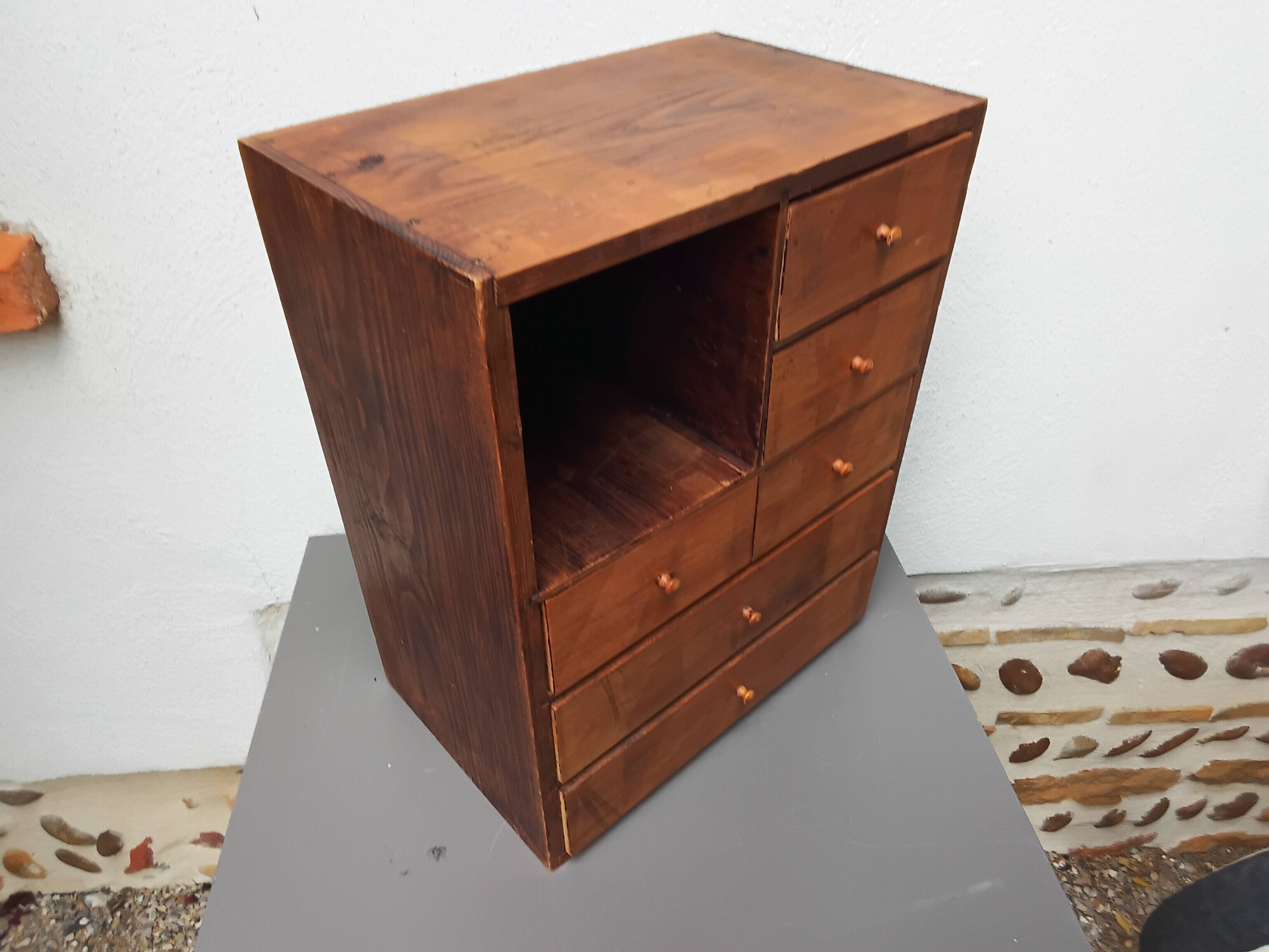 Craft cabinet with drawers