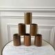 Set of 6 handmade handmade stoneware mugs 70s