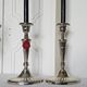 Elegant pair of candlesticks from the prestigious Spanish house Pedro Du.
