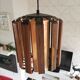 Mid century design pendant light werner schou, seventies