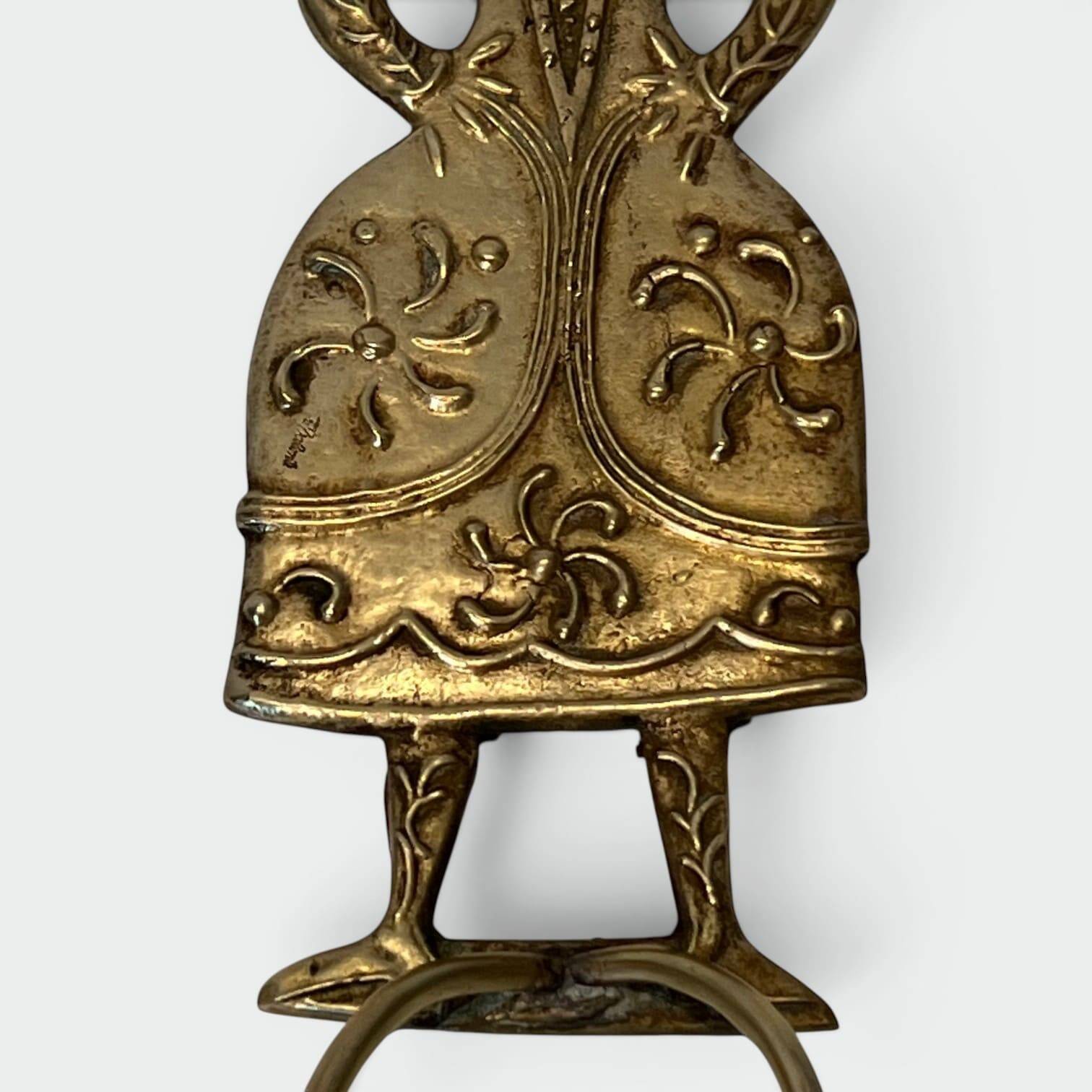 Paire d'Appliques Néoclassiques en Laiton à Décor de Personnages, Homme et