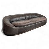 1980s Italian Giovanni Sforza Sofa and Ottoman