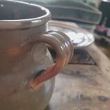 Vallauris 50s glazed ceramic pot