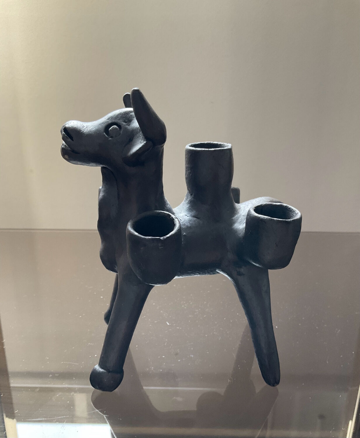 Vintage ceramic candle holder