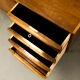 Midcentury Walnut Sideboard with sliding doors and drawers, 1950s