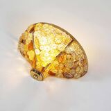 Incredible and rare crystal glass wall light light by Palwa, Germany 1960’s