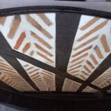 Miroir metal forme libre ancien