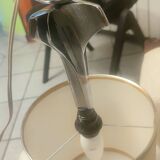 Chrome metal lamp circa 1970