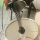 Chrome-plated metal lamp circa 1970