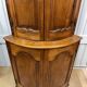 Double Body Corner Cabinet in Walnut from the end of the 19th century