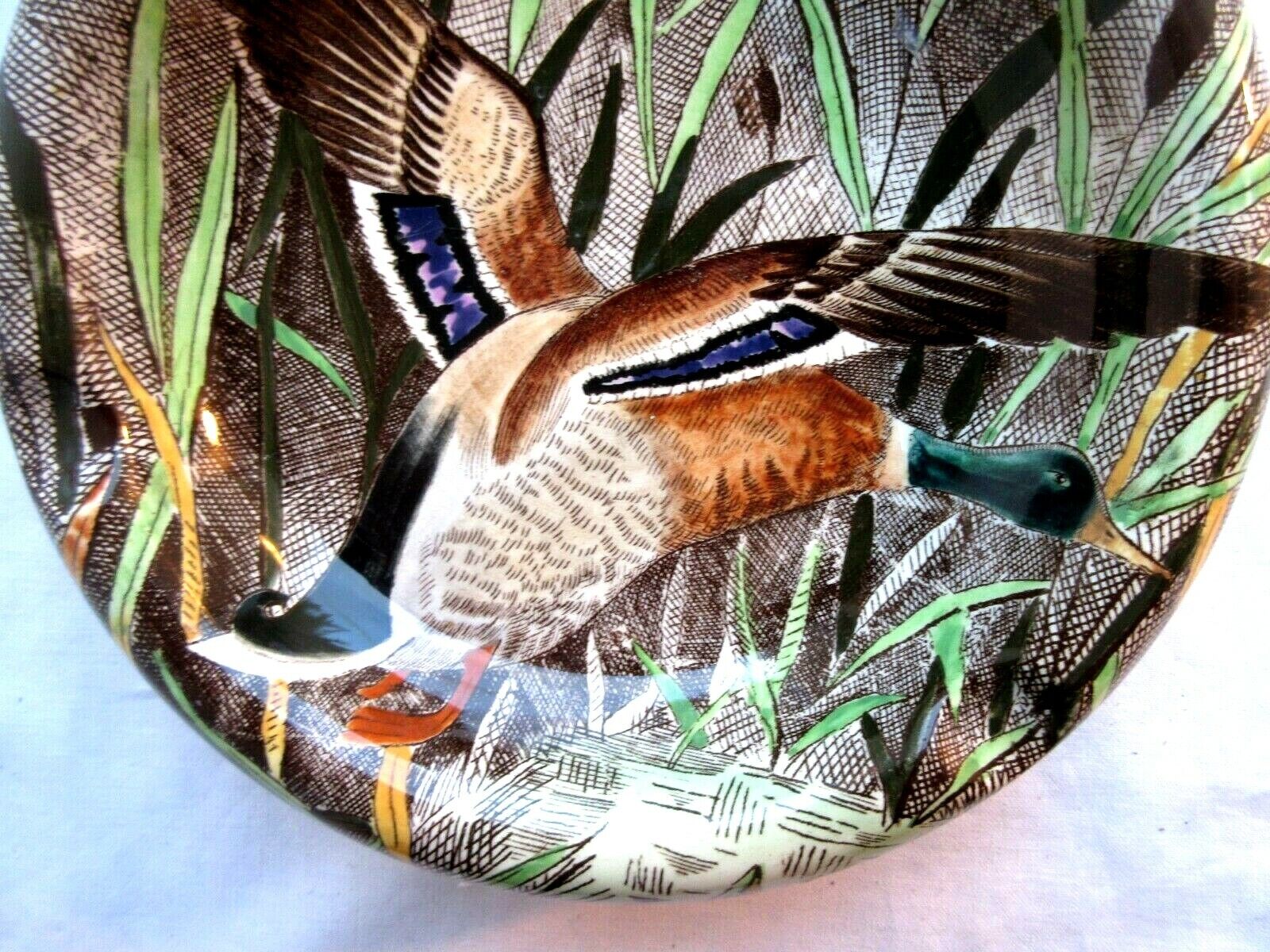 Ashtray signed GiEN: Rambouillet, Model La Canard Mallard