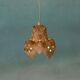 Vintage Scandinavian pendant from the 1960s, Japandi pendant.