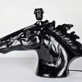 Ceramic horse lamp 1980