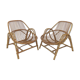 Pair of rattan drivers from the 50s