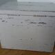 Old ballot box, solid wood chest