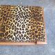 Bench with Pyramid Legs and Animalier Fabric from Artigianato Italiano, 2000s