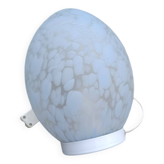Lampe oeuf en verre de Clichy
