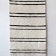 Handmade rug - 65 x 120 cm - Hand-woven from recycled cotton